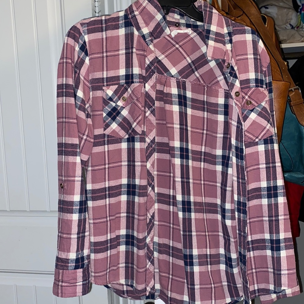 Love Tree Purple Flannel